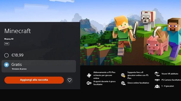 Come scaricare Minecraft gratis su console