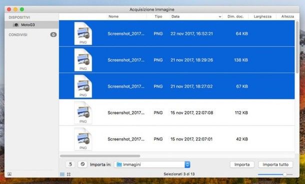 Come fare il backup delle foto su Mac