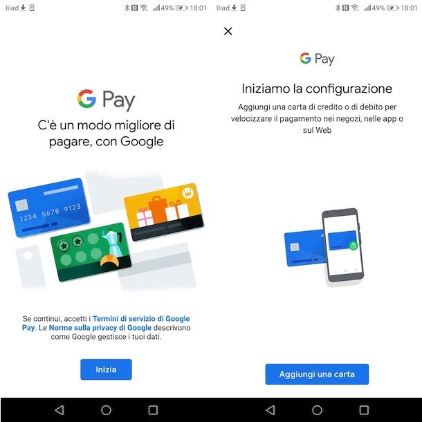 Configurare Google Pay
