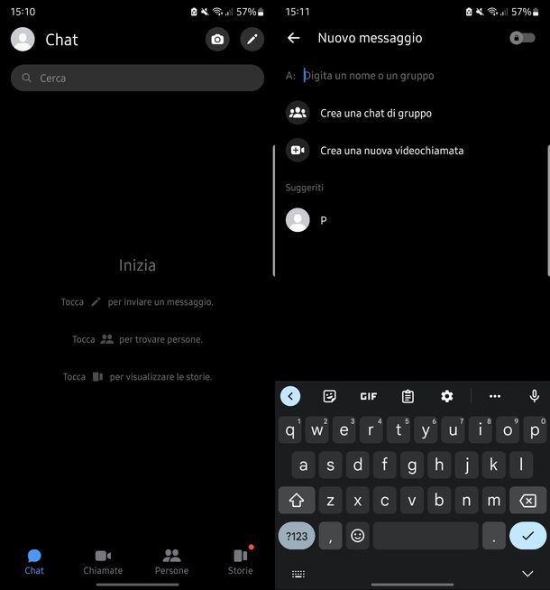 Messenger app Android