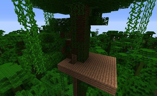 Base casa sull'albero Minecraft