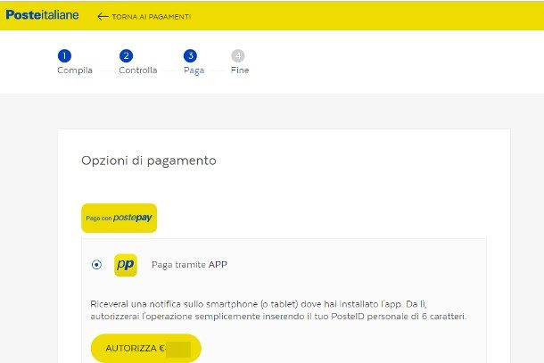 Come pagare bolletta Enel online Poste — PC