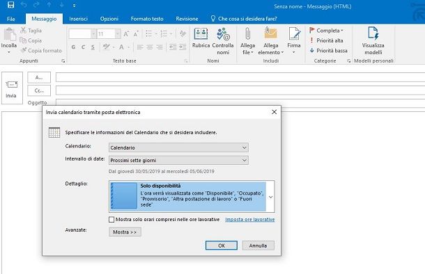 calendario Microsoft Outlook Windows