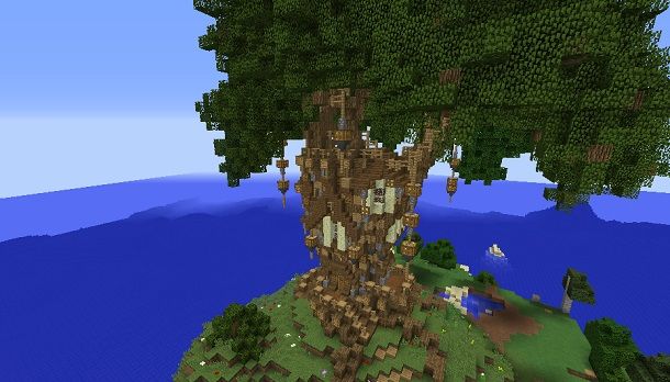 Casa sull'albero Minecraft