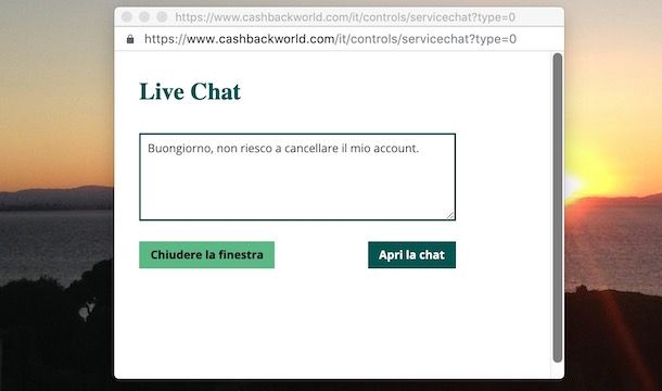 Chat Cashback World