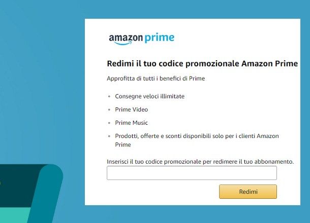 Come pagare Amazon Prime senza carta di credito