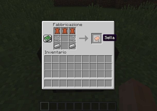 Creare sella mod Minecraft