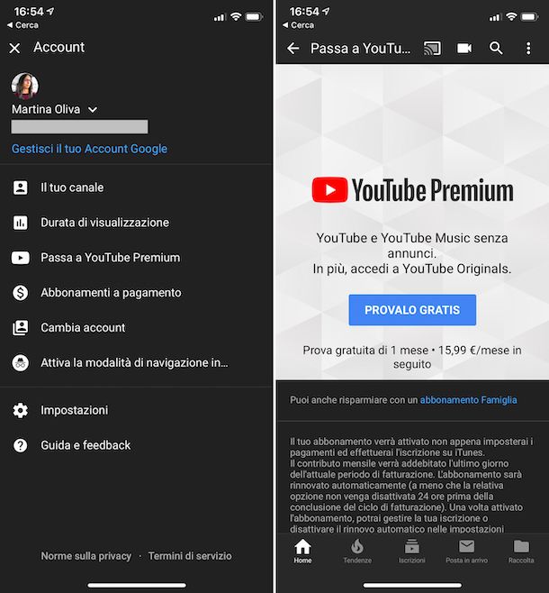 Come avere Youtube Premium gratis Salvatore Aranzulla