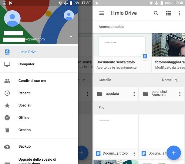 Come funziona il cloud di Google (Google Drive)