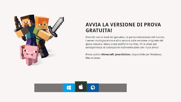 Come scaricare Minecraft gratis su Mac