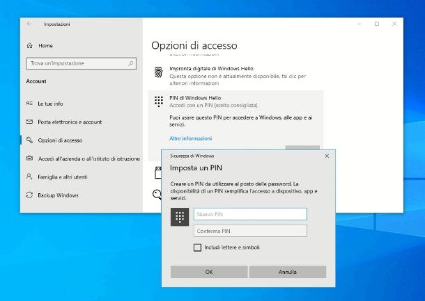 Come sbloccare Windows 10