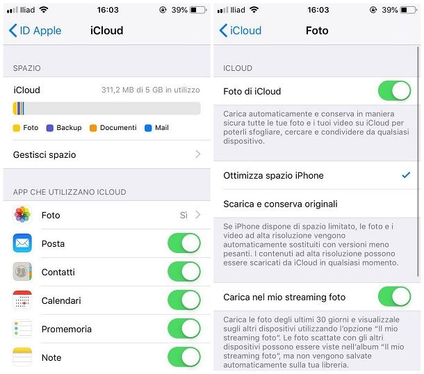 Come fare il backup delle foto su iPhone