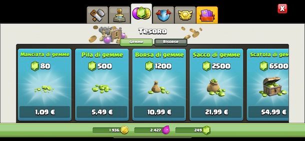 Gemme Clash of Clans