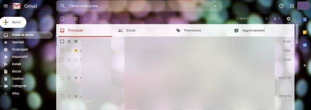 Come funziona Gmail sul PC - Browser