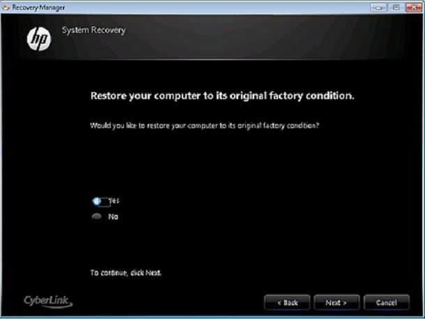 Come ripristinare Windows da BIOS