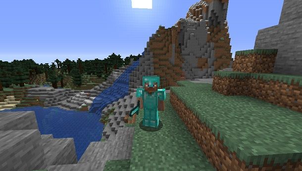 minecraft armatura diamante