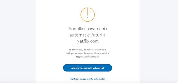 Cancelar pagos automáticos de PayPal