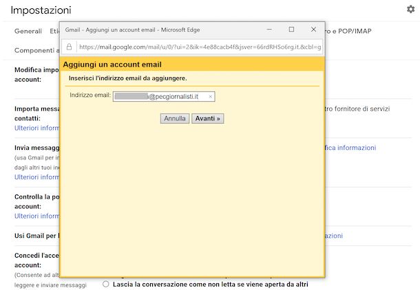 Inviare PEC con Gmail da Web