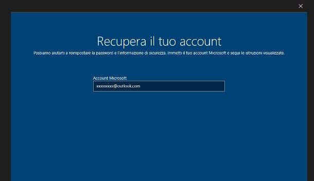 Come sbloccare Windows 10 con password dimenticata