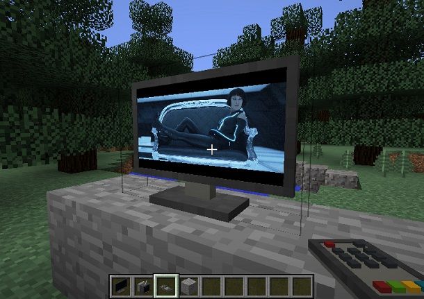 TV funzionante Minecraft