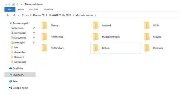 Come fare il backup delle foto su Windows