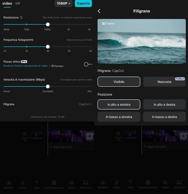 App per migliorare video CapCut