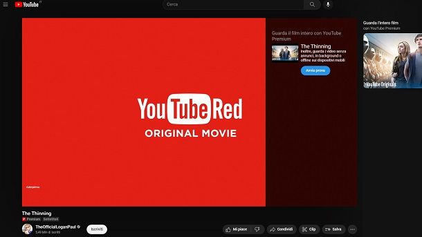 Sottoscrivere YouTube Premium YouTube Originals