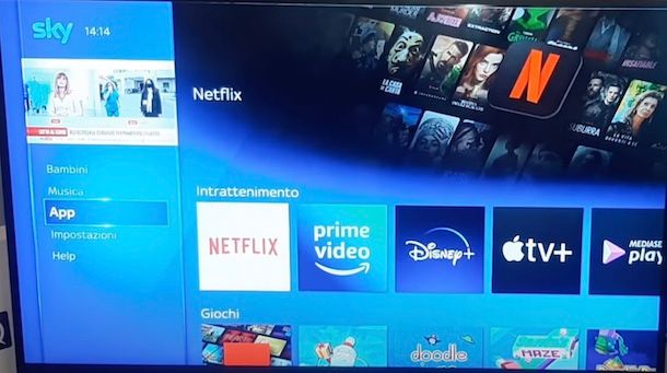 Netflix su Sky Q