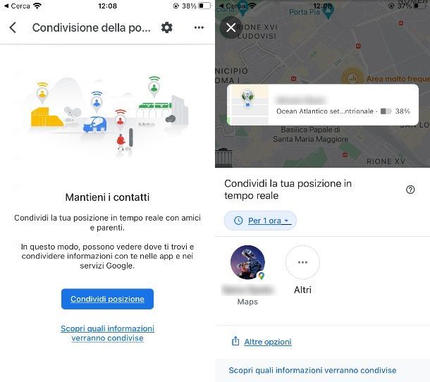 Come inviare la propria posizione con Google Maps da smartphone e tablet