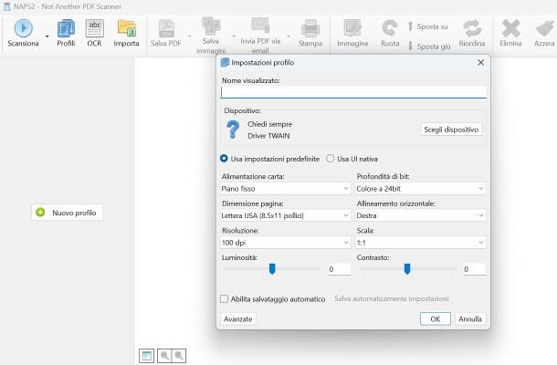 Come installare driver TWAIN Windows 10