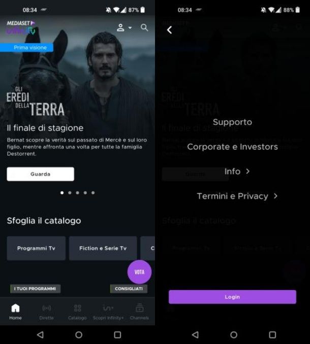 Come registrarsi su Mediaset Play da smartphone e tablet