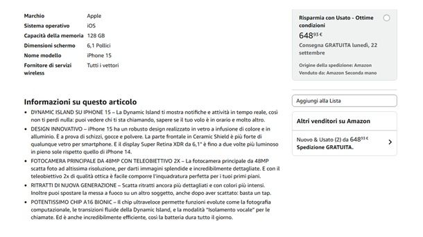 Verificare le informazioni date dagli store e-commerce