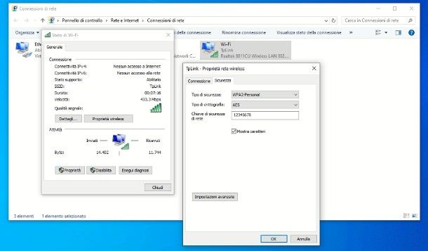 Come vedere la password del WiFi dal PC Windows 10