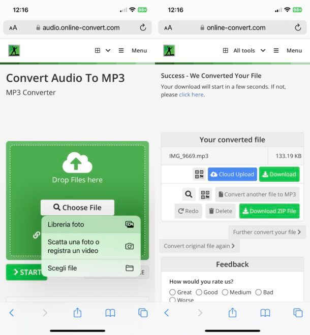 Convert Audio to MP3