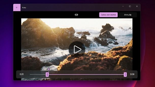 Come tagliare un video senza Movie Maker Foto Windows 11