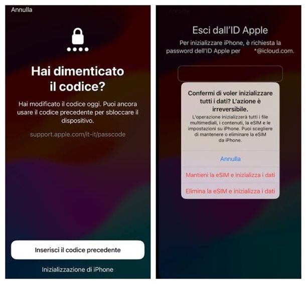 Come attivare iPhone disabilitato