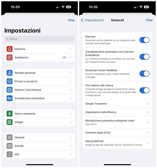 Come attivare Google Discover su iPhone e iPad