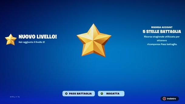 Stelle sbloccate ricompensa Pass Battaglia Fortnite