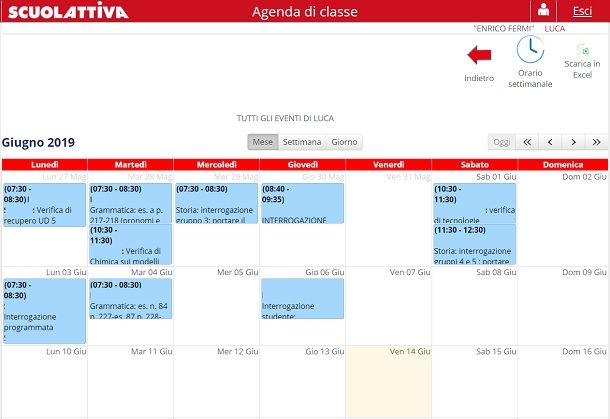 Agenda Registro Elettronico