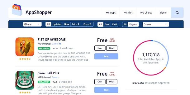 AppShopper iOS