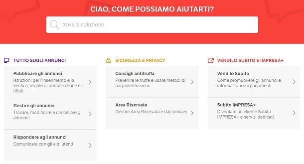 Assistenza subito