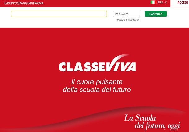 Classeviva login