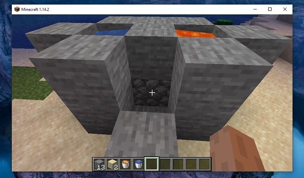 Cobblestone generator blocco