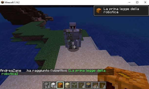 Come fare un golem di ferro su Minecraft