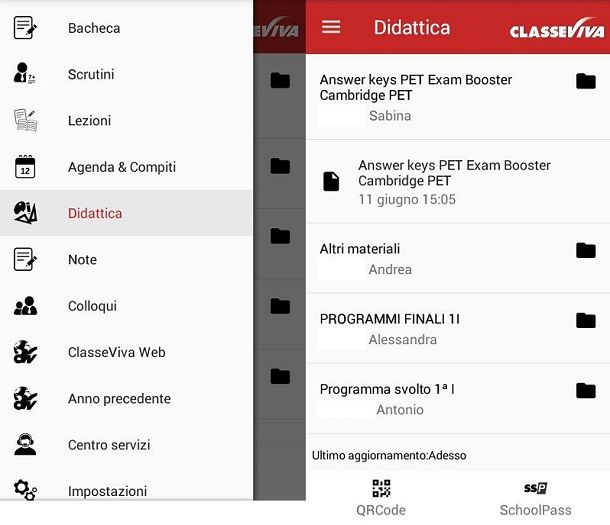 Didattica ClasseViva Famiglie