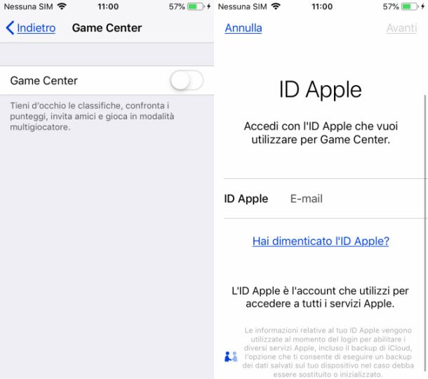 Game Center iOS