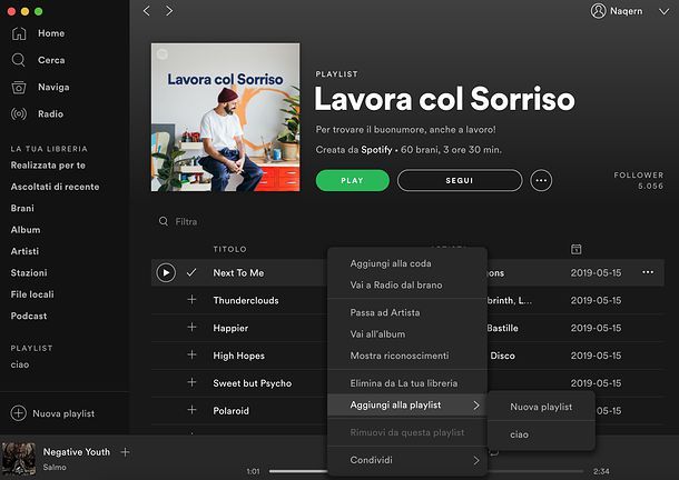 Playlist Spotify