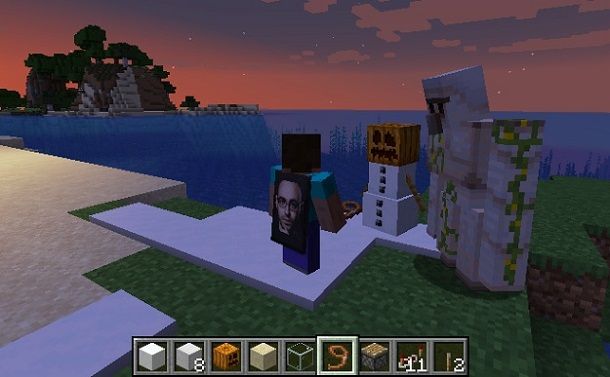 Golem di neve e golem di ferro Minecraft