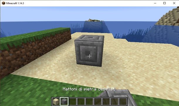Mattoni di pietra cesellati Minecraft