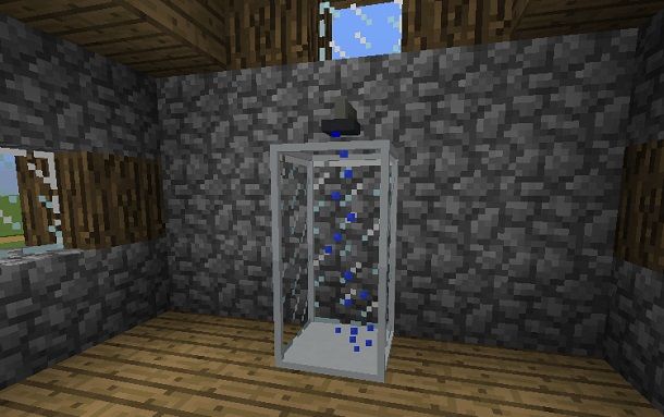Minecraft doccia tramite mod